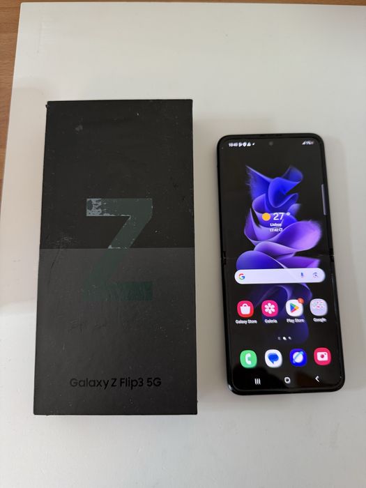 Samsung z flip 3 128gb caixa desbloqueado caixa(ACEITO RETOMA)