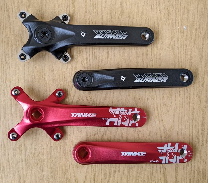 Шатуны разные Shimano 301 MT510 Alivio передние звезды Prowheel