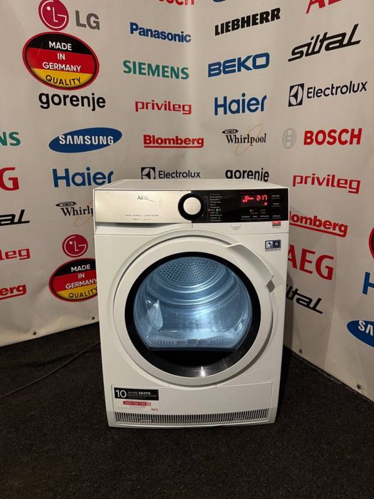 Сушильна машина/сушка тепловий насос AEG SERIE 9000 T9DE77685 8кг А+++