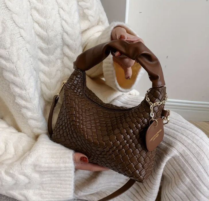 Шоколадна "плетена" сумка