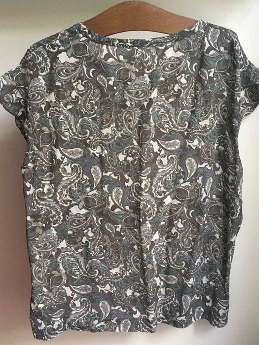 ROSEMUNDE bluzka jedwab wiskoza paisley 38/40 M/L