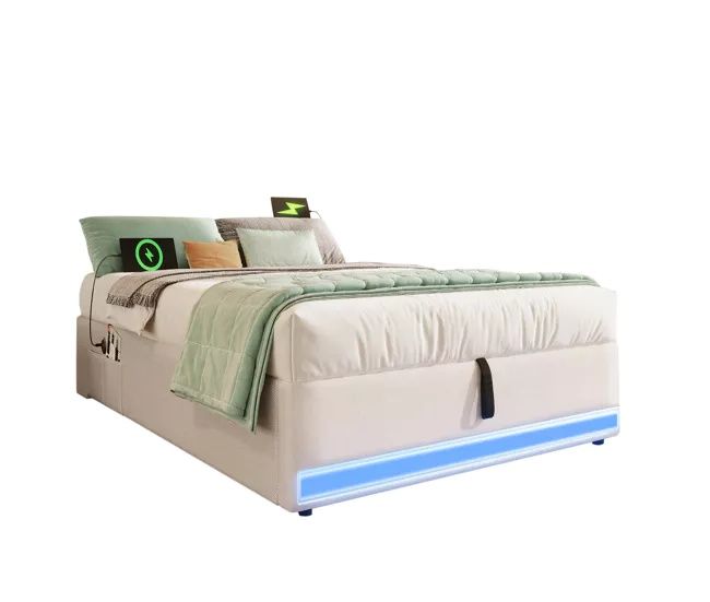 Sommier individual com led