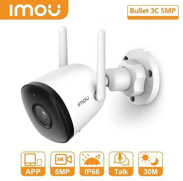 IP камера 5мп Imou Bullet 3C (WiFi 6, сирена)
