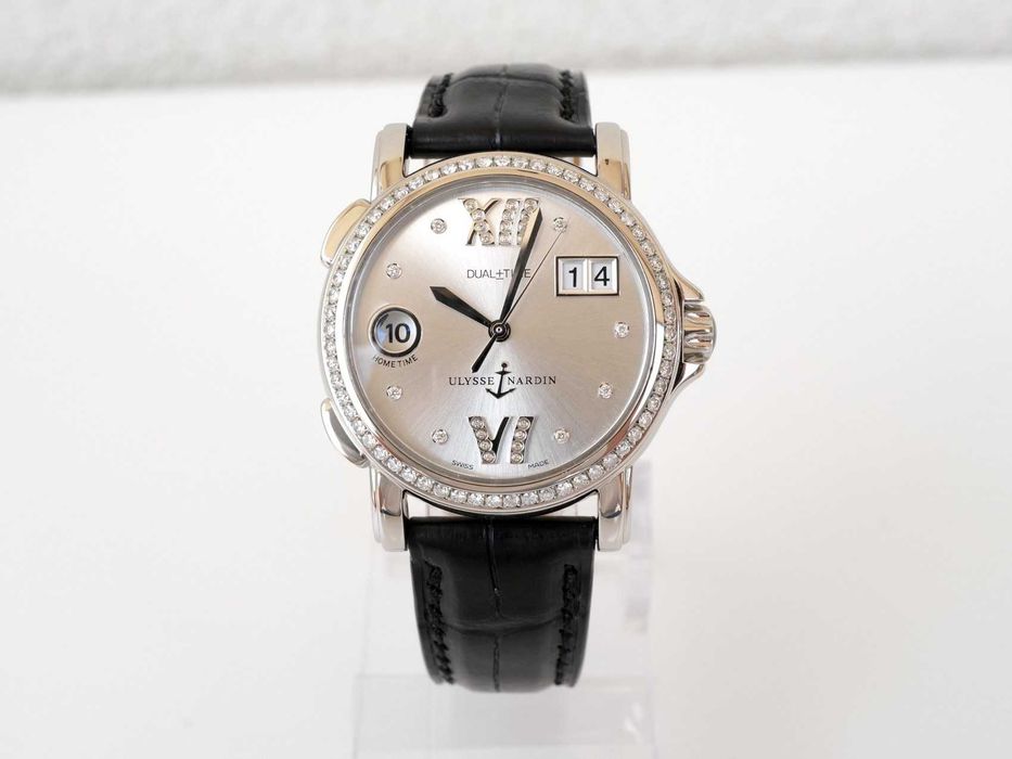 Ulysse Nardin Classic Dual Time Big Date GMT Lady Automatic Diamonds 37