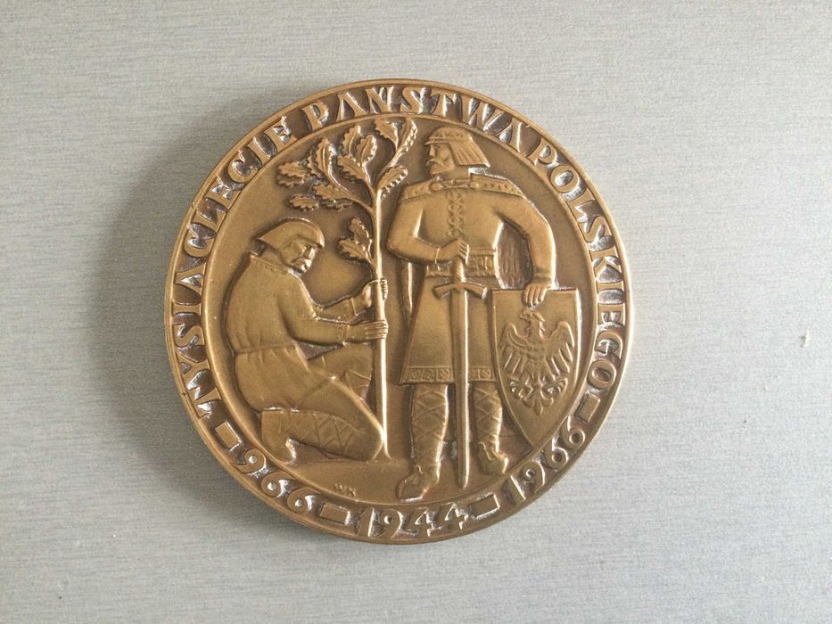 Medal kolekcjonerski Tysiąclecie Państwa Polskiego 1966