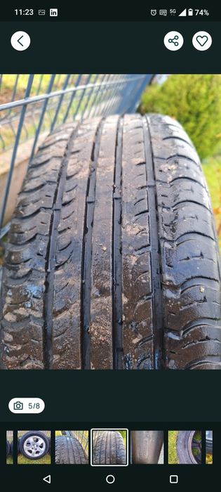 Oryginalne Alufelgi 15" cali Mazda 323F BJ 2001r.