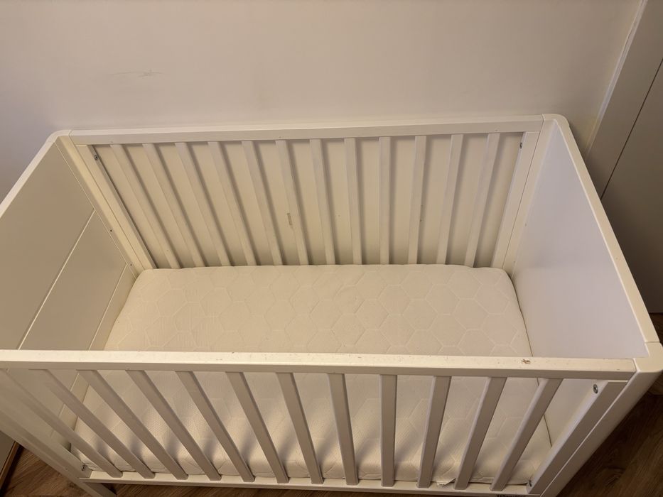 Woodies Łóżeczko dziecięce Smooth Cot 120x60