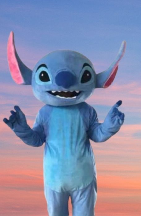 Mascote Chase, Bluey, Panda, Stitch, Urso e Macha, Homem aranha