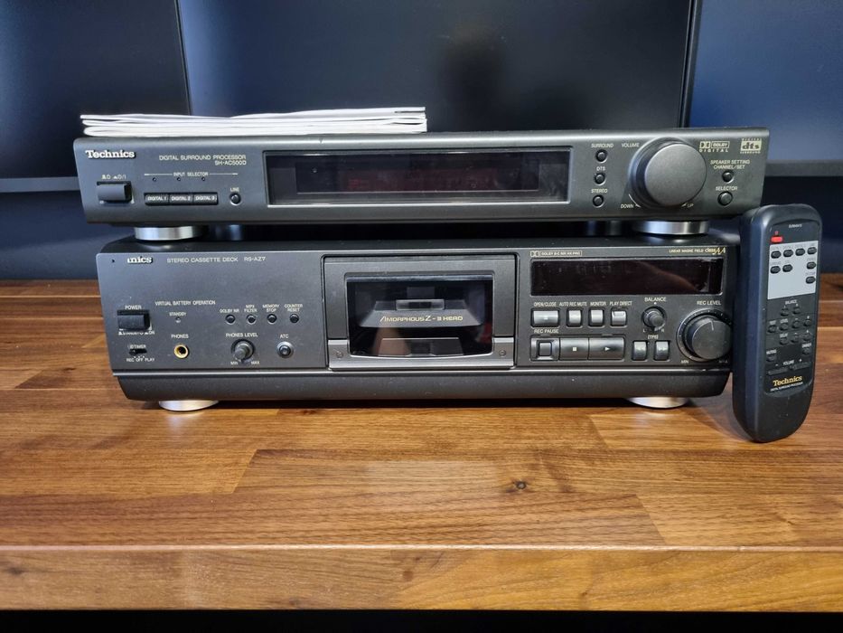 Technics RS-AZ7 Magnetofon Kasetowy Stereo Typu Deck Audio Vintage