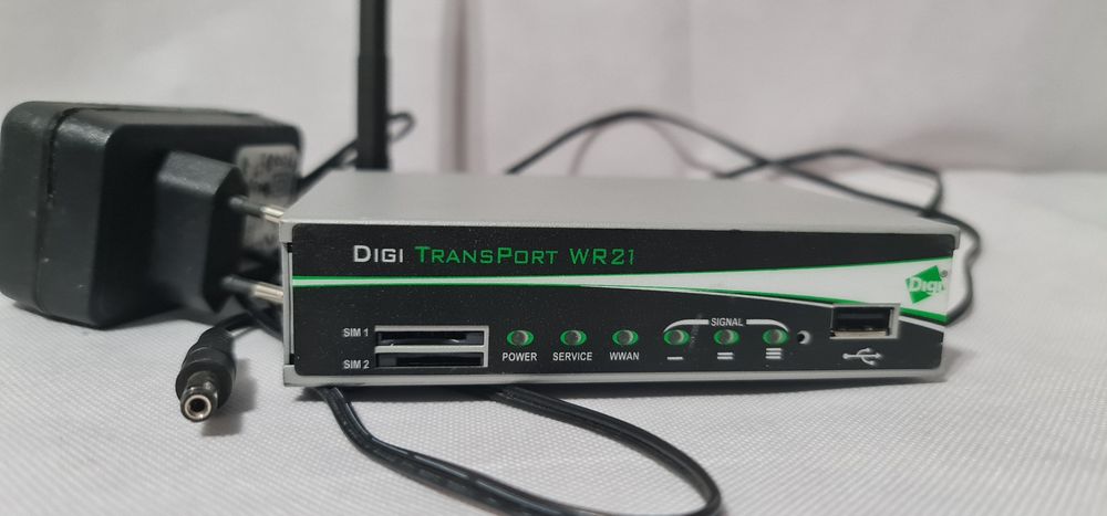 TransPort WR21 Dual SIM WiFi Modem Router

Firma: Digi
Model: Tra