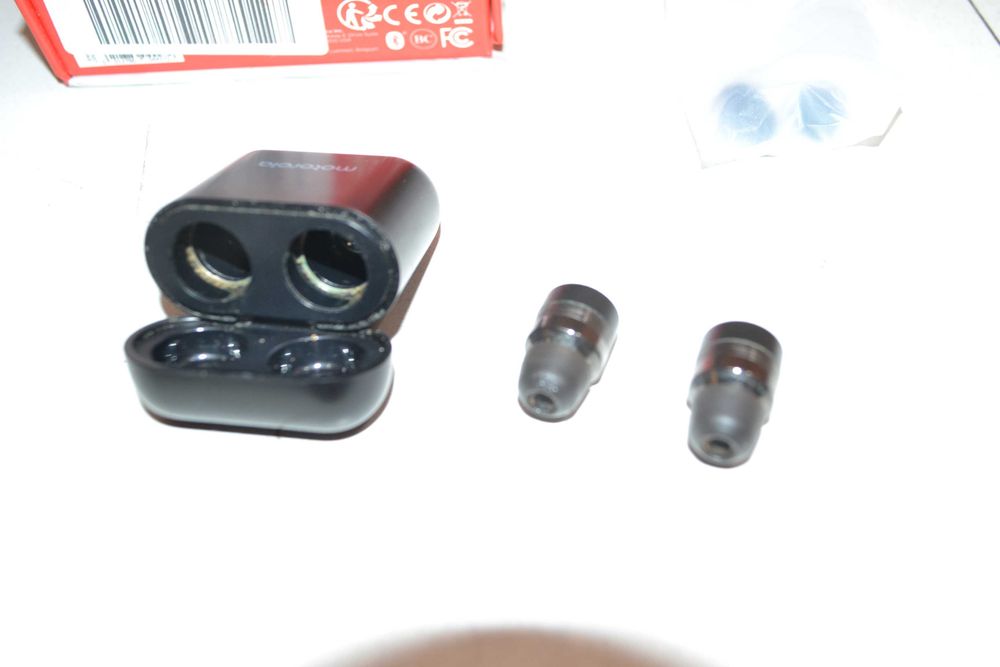 Słuchawki bezprzewodowe dokanałowe Motorola Moto Buds 120, czarne