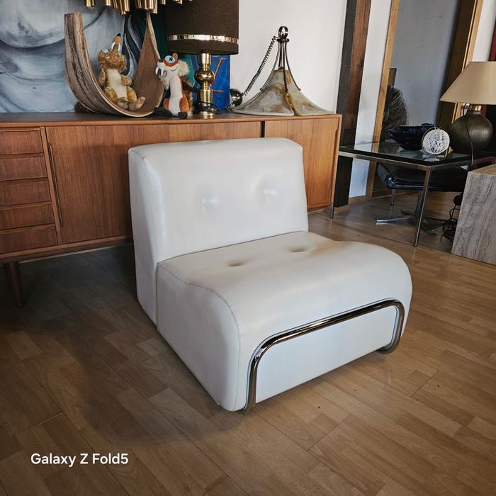 Adriano Piazzesi fotel mid century. Wlochy lata 60-te