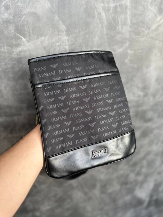 Мужская сумка планшетка Армани, чоловіча барсетка сумка армані