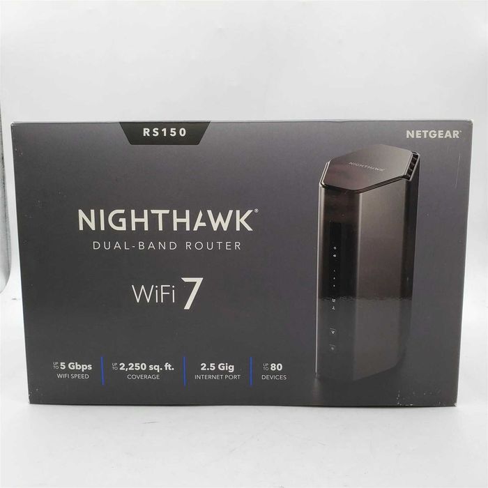 WiFi роутер NETGEAR Nighthawk WiFi 7 (RS150), 5Gbps