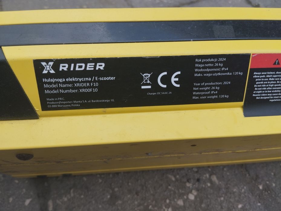 Електросамокат X Rider F 10