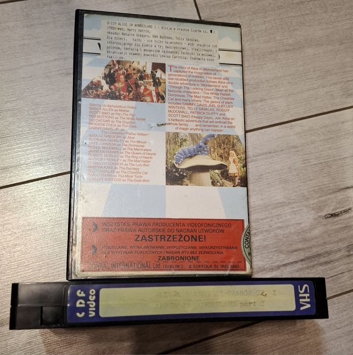 Alicja w krainie czarów cz 1 i 2 Pierwsze wydanie Contal i Oz VHS