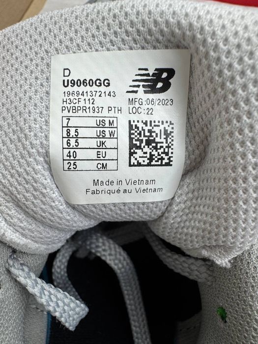 АКЦІЯ! New Balance 9060 Grey 36 37 38 39 40 41 42 43 44 45 нюбіки