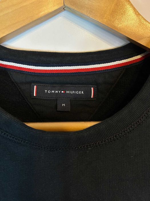 Bluza Tommy Hilfiger czarna duże Logo M