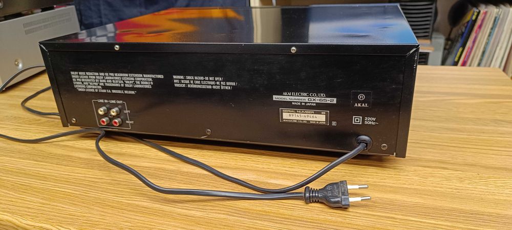 Кассетна дека Akai GX-65 MK II (відео роботи ! )