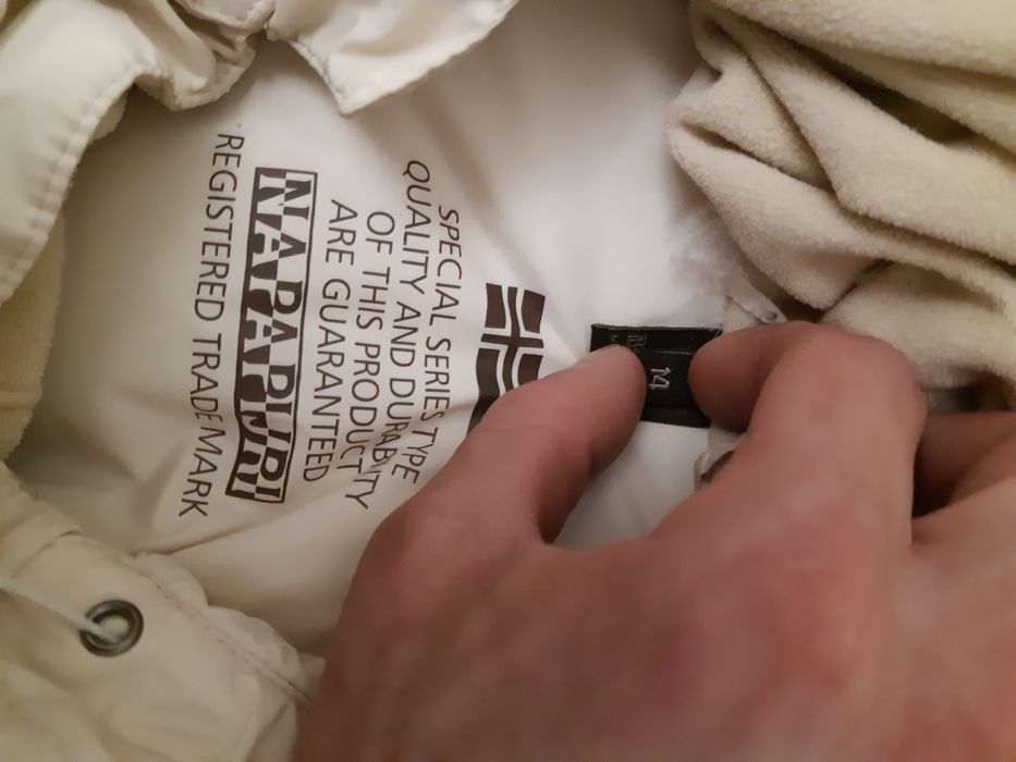 Оригінальний пуховик Napapijri White