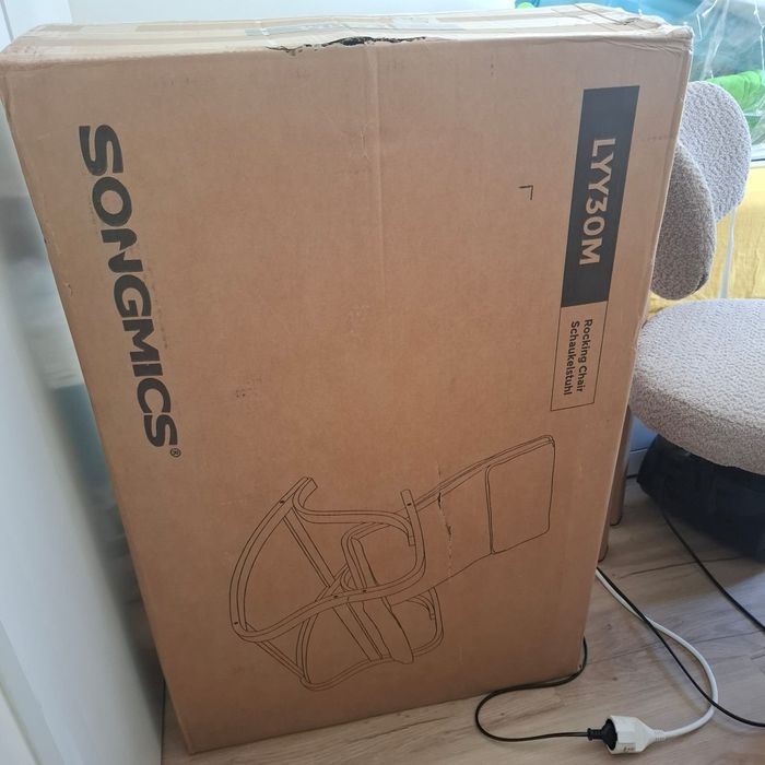 Cadeira baloiço Bege.