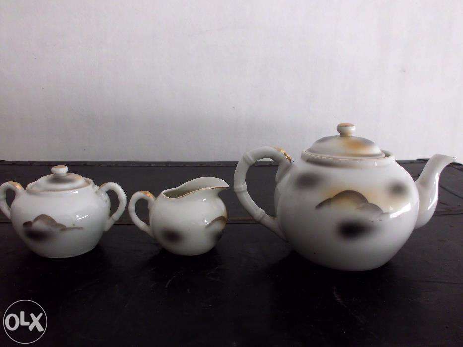 Serviço de chá Chinês genuíno antigo