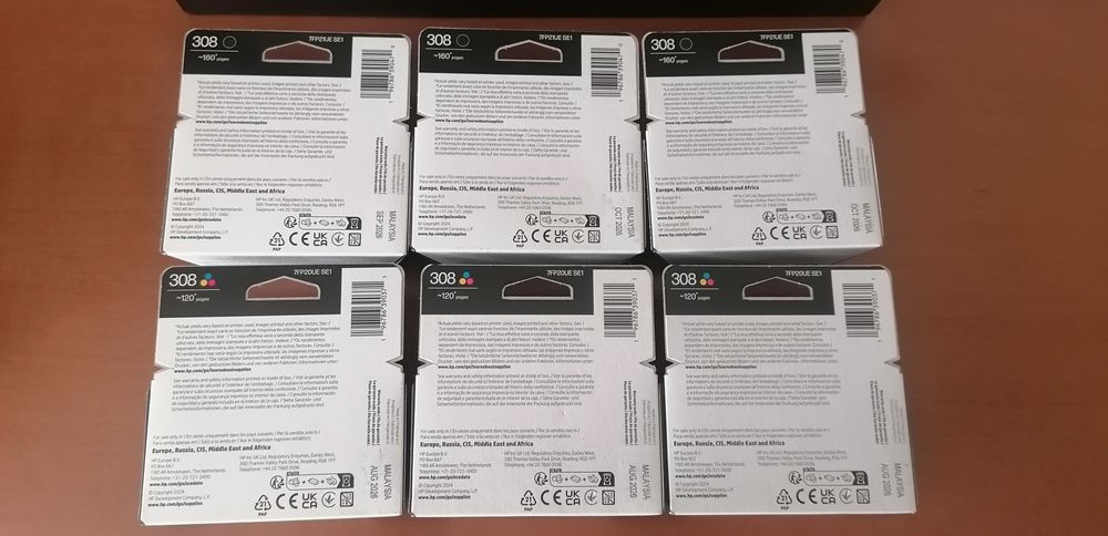 Tinteiros originais HP 308