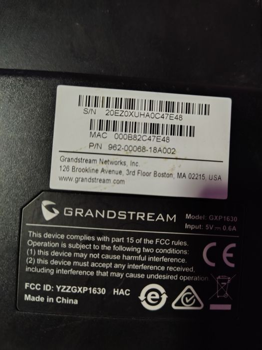 IP телефон Grandstream GXP1630