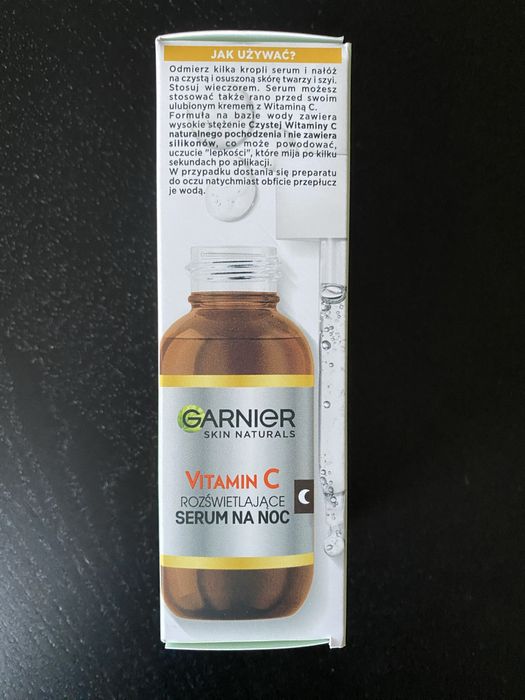 GARNIER Vitamin C rozswietlajace serum na noc 30ml NOWE