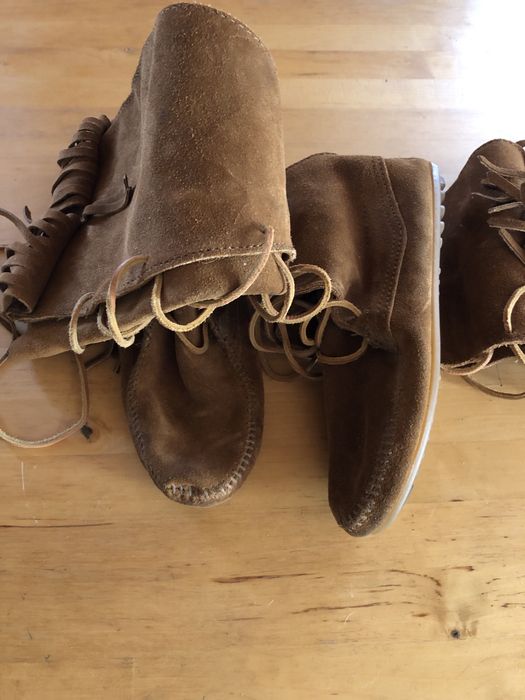 Botas mocassins camurça nr 37,5