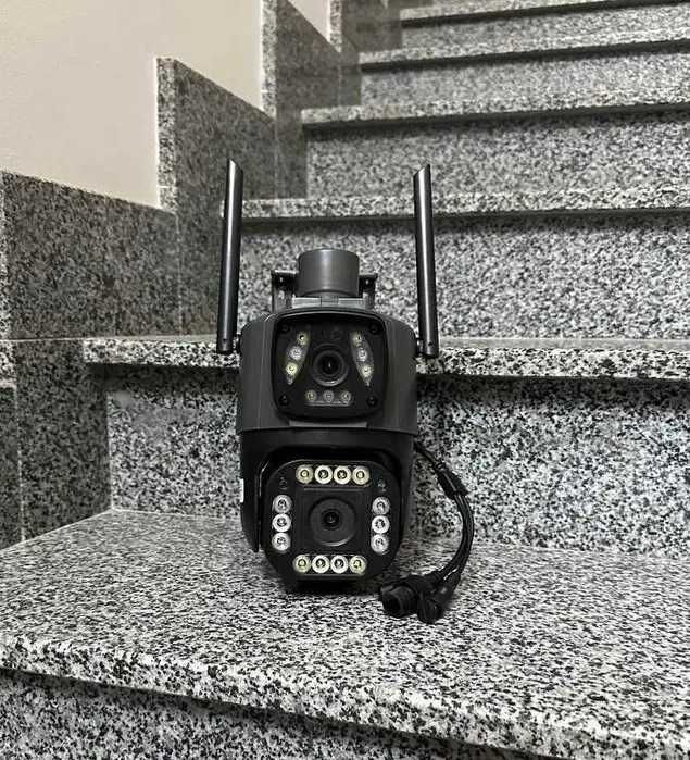 Вайфай Камера відеонагляду 8мп вулична поворотна нічна V380 SC03 wifi