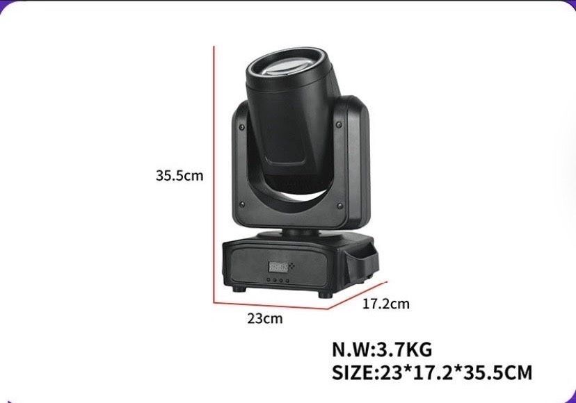 LED Beam 200W + LED Ring | Подвійна призма | НОВІ (В наявності)
