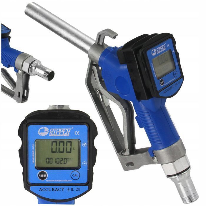 Pistolet Do Pompy Paliwa Oleju Z Licznikiem Lcd