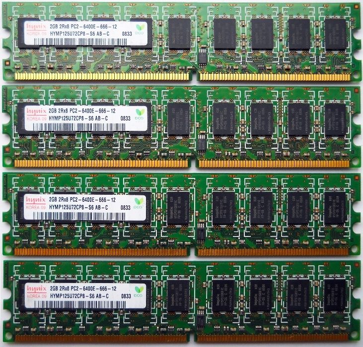 Hynix Nanya 2GB DDR2-800 PC2-6400E ECC серверная память HP ProLiant