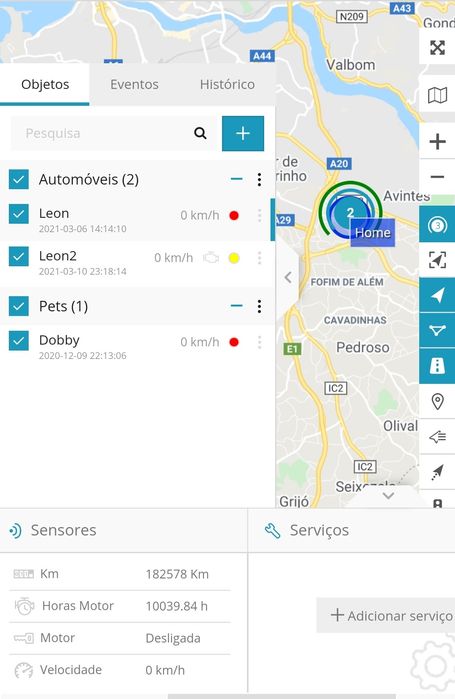 Localizador GPS COM CARTÃO
