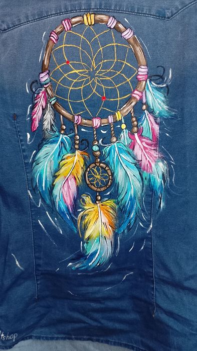 Роспись одежды, сумок, масок. Роспись красками.