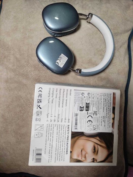Бездротові Накладні Bluetooth Навушники 2025 B40
