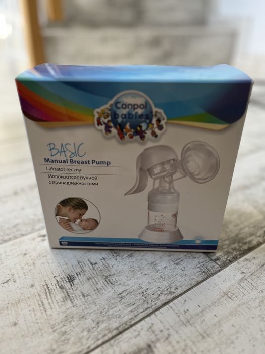 Laktator ręczny Canpol Babies Basic + Gratis! Woreczki i wkładki lakt.