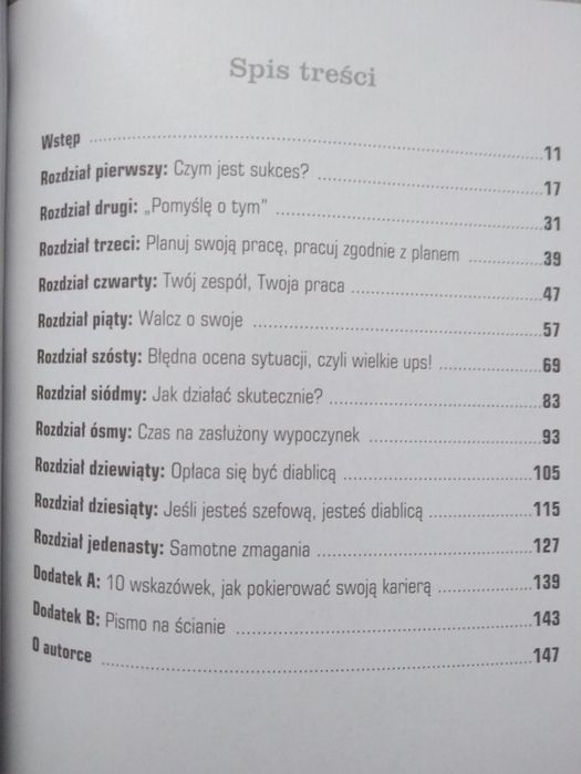 "Diablica w pracy" Elizabeth Hilts