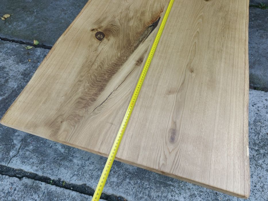 Blat dębowy 140x76 Live edge na stół biurko ławę