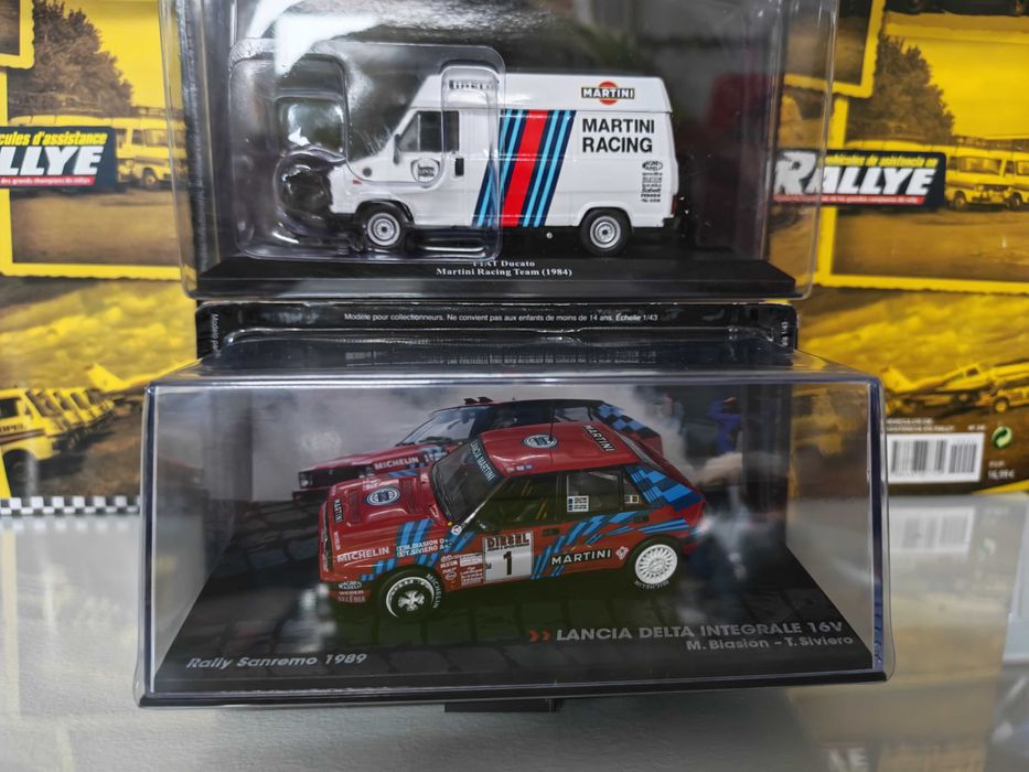 Lancia Delta Integrale 16V + Fiat Ducato  Team Lancia Martini Rally 1:43