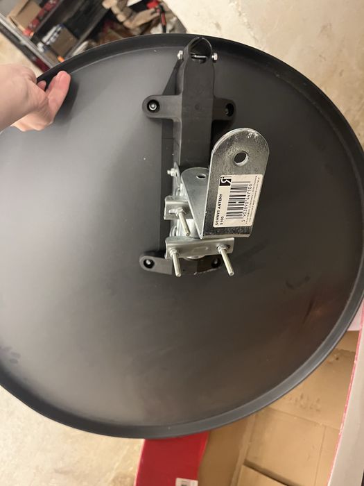 Granatowa antena czasza /dysza satelitarna talerz 80cm