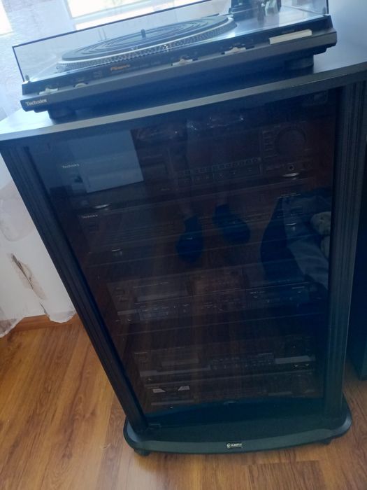 Wieża Technics szafka gramofon 5 głośników pilot