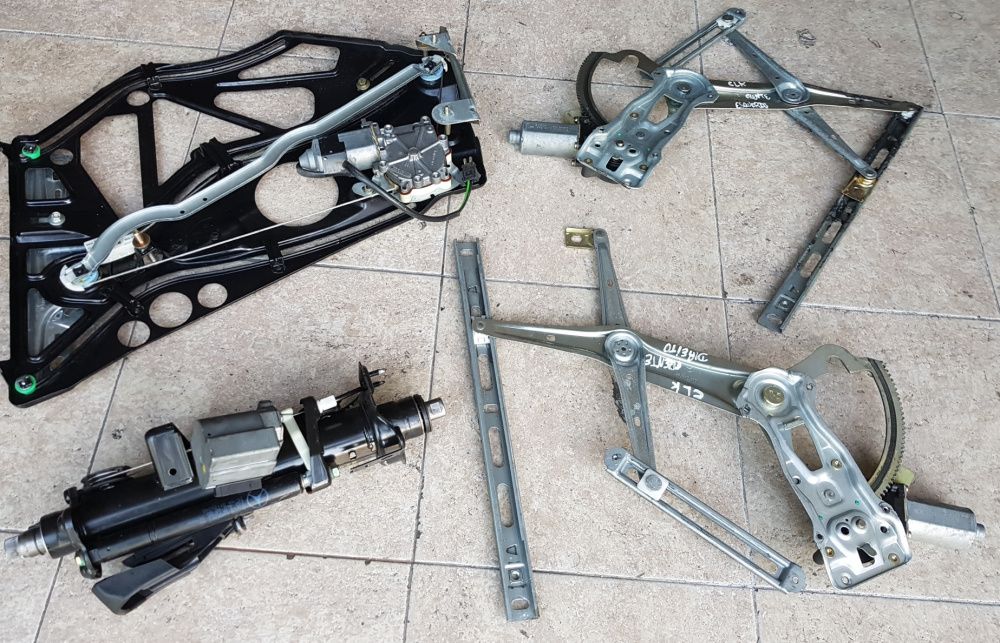 Mercedes clk elevador dos vidros frente tras traseiro coluna direção