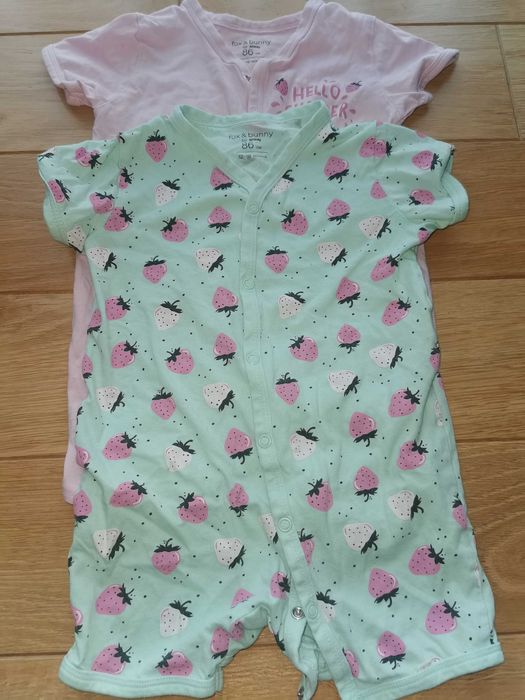 Zestaw rampersów rozmiar 86