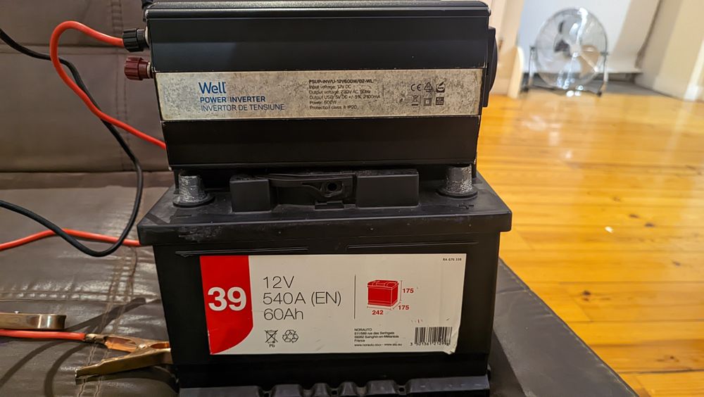 600W Battery and Inverter64739582074626121