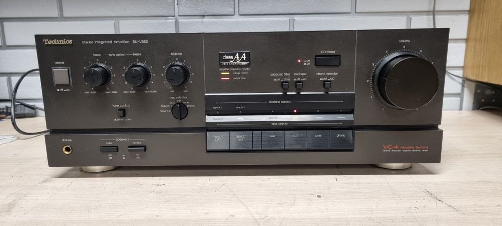 Wzmacniacz TECHNICS SU-V650 ClassAA. Japan
