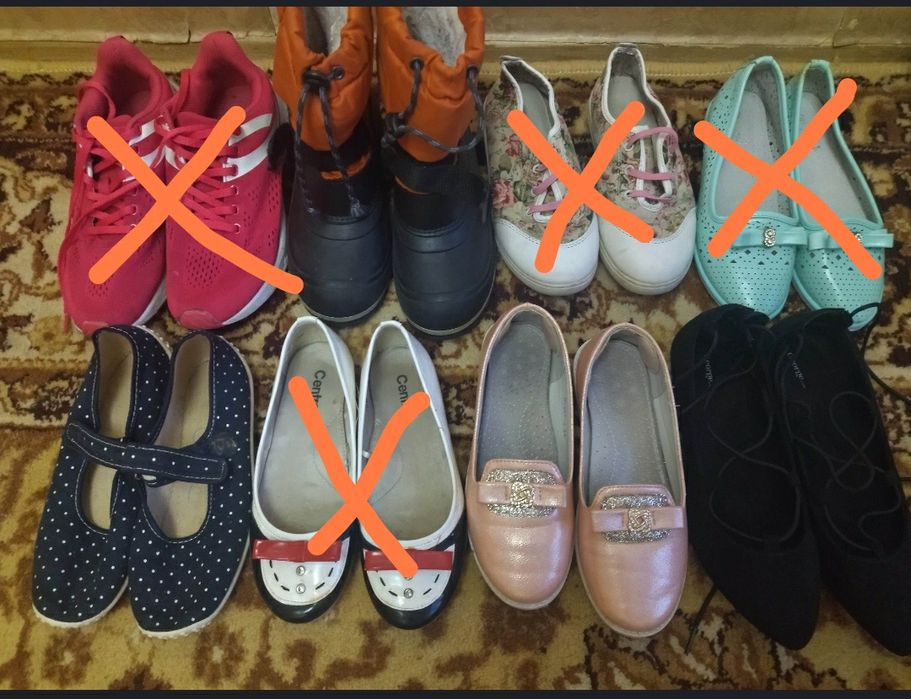 Віддам взуття на дівчинку