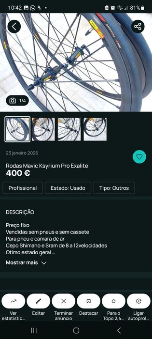 Acessórios para bicicletas oportunidades