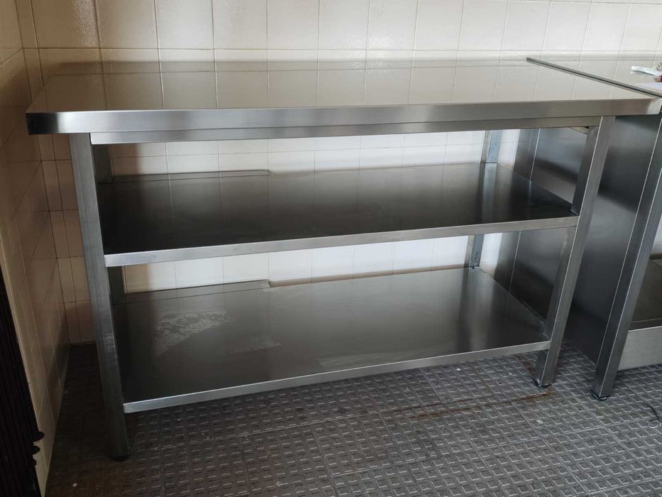 Escaparate em Aço Inox 304 - 140cmx60cmx90cm